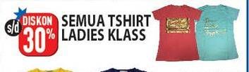 Promo Harga LADIES KLAS T-Shirt Wanita SS  - Hypermart