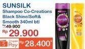 Promo Harga SUNSILK Shampoo Black Shine, Soft Smooth 340 ml - Indomaret