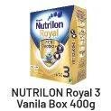 Promo Harga NUTRILON Royal 3 Susu Pertumbuhan Vanila 400 gr - Alfamart
