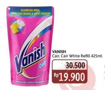 Promo Harga Vanish Penghilang Noda Cair Pink, Putih 425 ml - Alfamidi