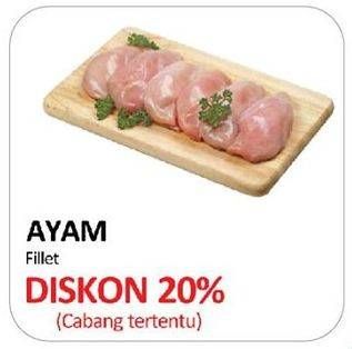 Promo Harga Ayam Fillet per 100 gr - Yogya