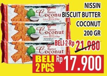 Promo Harga Nissin Biscuits Butter Coconut 200 gr - Hypermart