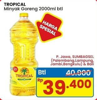 Promo Harga Tropical Minyak Goreng 2000 ml - Indomaret