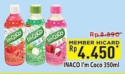 Promo Harga Inaco Im Coco Drink 350 ml - Hypermart