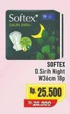 Promo Harga Softex Daun Sirih 36cm 18 pcs - Alfamart