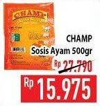 Promo Harga CHAMP Sosis Ayam 500 gr - Hypermart