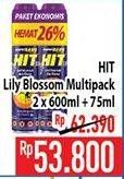 Promo Harga HIT Aerosol Lily Blossom per 2 kaleng 600 ml - Hypermart