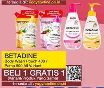 Promo Harga Betadine Body Wash Pouch/Botol  - Yogya
