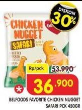 Promo Harga BELFOODS Nugget Chicken Nugget Safari 450 gr - Superindo