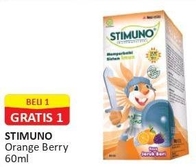 Promo Harga Stimuno Restores Immunes Syrup Orange Berry 60 ml - Alfamart