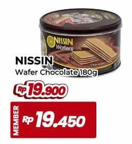 Promo Harga Nissin Wafers Chocolate 180 gr - Yogya