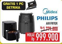 Promo Harga MIDEA/PHILIPS Air Fryer  - Hypermart