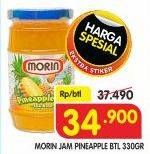 Promo Harga MORIN Jam Pineapple 330 gr - Superindo