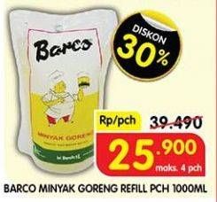Promo Harga Barco Minyak Goreng Kelapa 1000 ml - Superindo