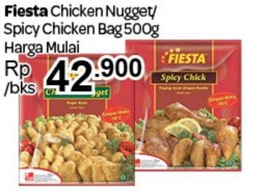 Promo Harga Fiesta Chicken Nugget/Spicy Chicken  - Carrefour