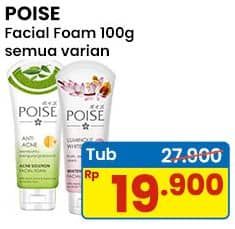Promo Harga Poise Facial Foam All Variants 100 gr - Indomaret