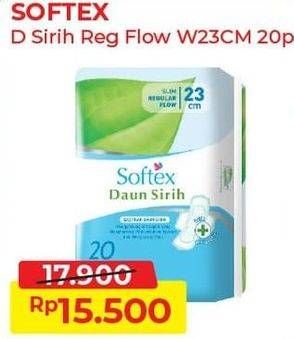 Promo Harga Softex Daun Sirih Wing 23cm 20 pcs - Alfamart