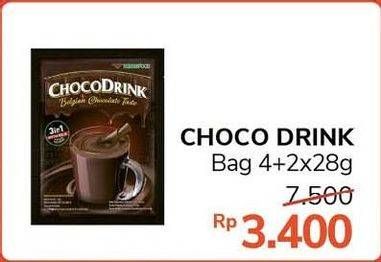 Promo Harga Choco Drink Belgian Chocolate Taste per 6 pcs 28 gr - Alfamidi