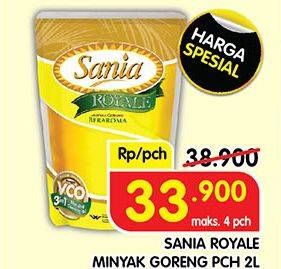 Promo Harga Sania Minyak Goreng Royale 2000 ml - Superindo