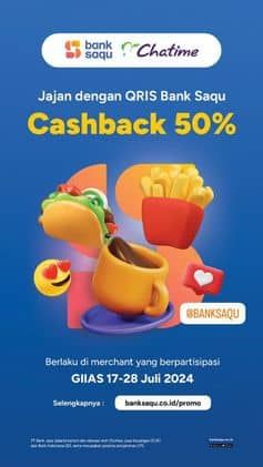 Promo Harga Cashback 50%  - Chatime