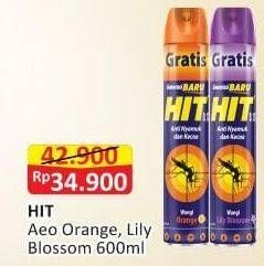 Promo Harga HIT Aerosol Orange, Lilly Blossom 675 ml - Alfamart