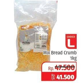 Promo Harga CHOICE L Mix Bread Crumb 1 kg - Lotte Grosir