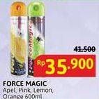 Promo Harga Force Magic Insektisida Spray Lemon, Green Apple, Pop Pink Fresh, Orange 600 ml - Alfamidi