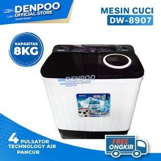 Promo Harga Denpoo DW-8907 Mesin Cuci 2 Tabung  - Shopee
