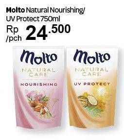Promo Harga MOLTO Natural Care Nourishing, UV Protect 750 ml - Carrefour