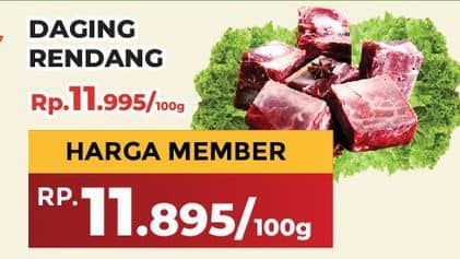 Promo Harga Daging Rendang Sapi per 100 gr - Yogya