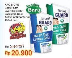 Promo Harga BIORE Guard Body Foam Lively Refresh, Energetic Cool 450 ml - Indomaret