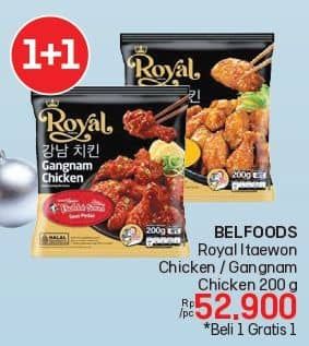 Promo Harga Belfoods Royal Ayam Goreng Ala Korea Itaewon Chicken, Gangnam Chicken 200 gr - LotteMart