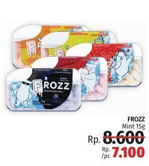 Promo Harga FROZZ Candy 15 gr - LotteMart