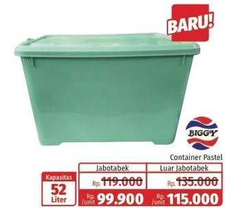 Promo Harga BIGGY Container Box  - Lotte Grosir