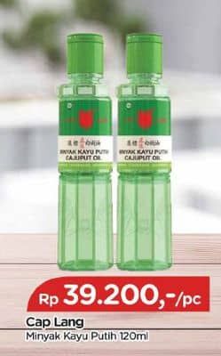 Promo Harga Cap Lang Minyak Kayu Putih 120 ml - TIP TOP