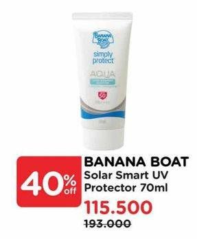 Promo Harga Banana Boat Simply Protect Aqua SPF50 50 ml - Watsons