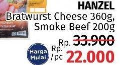 HANZEL Bratwurst/Smoked Beef