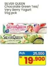 Promo Harga Silver Queen Chocolate Green Tea, Very Berry Yoghurt 58 gr - Indomaret
