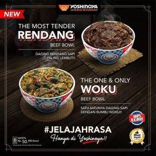 Promo Harga Yoshinoya Rendang Beef Bowl + Topping  - Yoshinoya