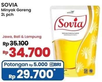 Promo Harga Sovia Minyak Goreng 2000 ml - Indomaret