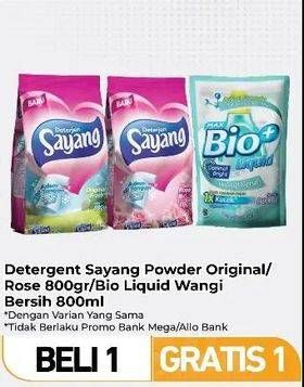 Promo Harga Sayang/Max Bio+ Detergent  - Carrefour
