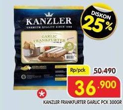 Promo Harga Kanzler Frankfurter Garlic 300 gr - Superindo