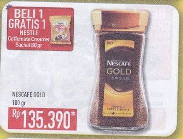 Promo Harga Nescafe Gold 100 gr - Hypermart