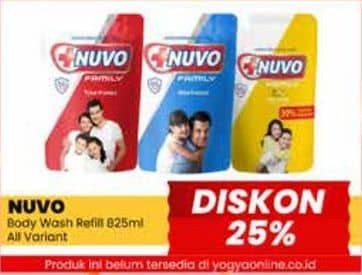 Promo Harga Nuvo Body Wash All Variants 825 ml - Yogya