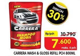 Promo Harga CARRERA Wash & Glow 800 ml - Superindo