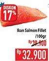 Promo Harga Salmon Fillet per 100 gr - Hypermart