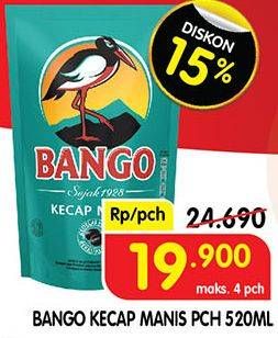 Promo Harga BANGO Kecap Manis 520 ml - Superindo