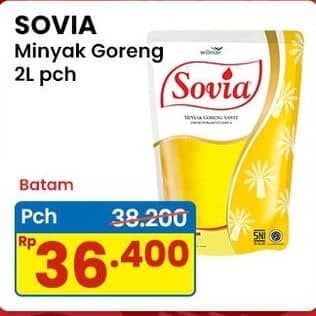 Promo Harga Sovia Minyak Goreng 2000 ml - Indomaret