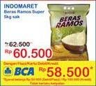 Promo Harga Indomaret Beras Ramos Super 5 kg - Indomaret