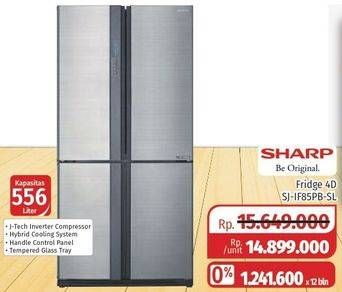 Promo Harga SHARP SJ-IF85PB | Refrigerator  - Lotte Grosir